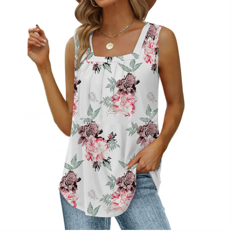 💖LAST DAY SALE 50% OFF💖Square Neck Sleeveless Tank Top