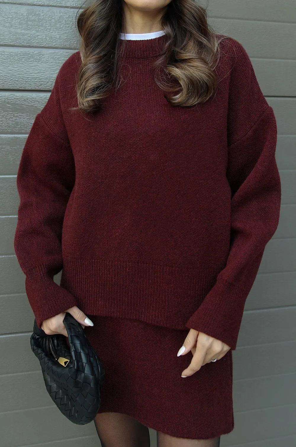 💖Limited Sale 50% OFF💖Knitted woolen dress set