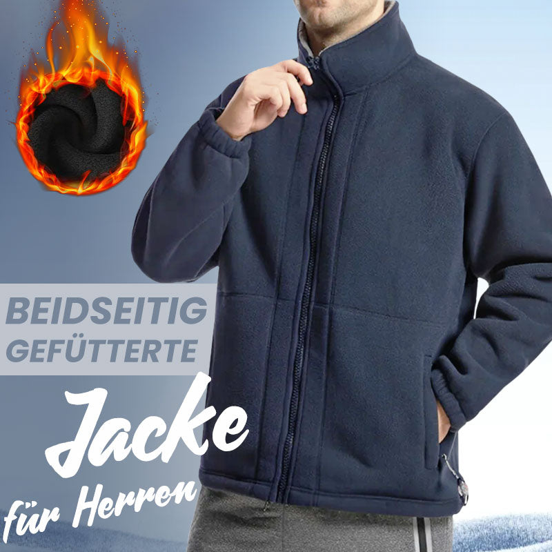 💜 LETZTER TAG DER AKTION – 50 % RABATT 💜- Herrenjacke mit doppelseitigem Fleece