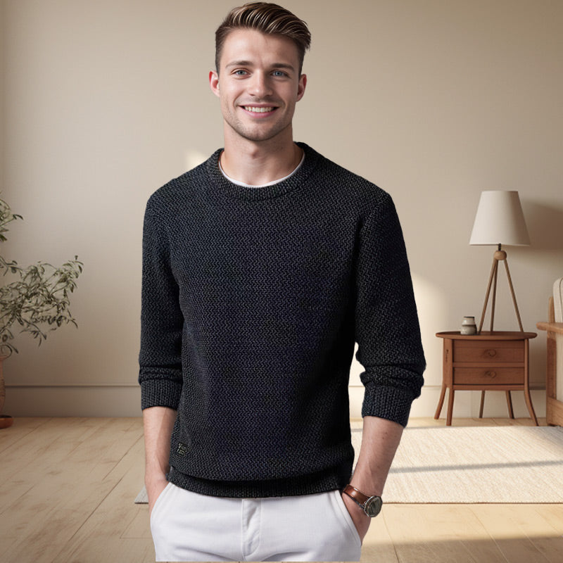 💖Limited Sale 50% OFF💖Men's Warm Cozy Lined Crewneck Top