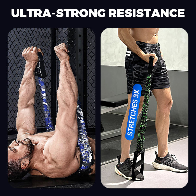 Natural Latex 3-Hole Resistance Stretcher