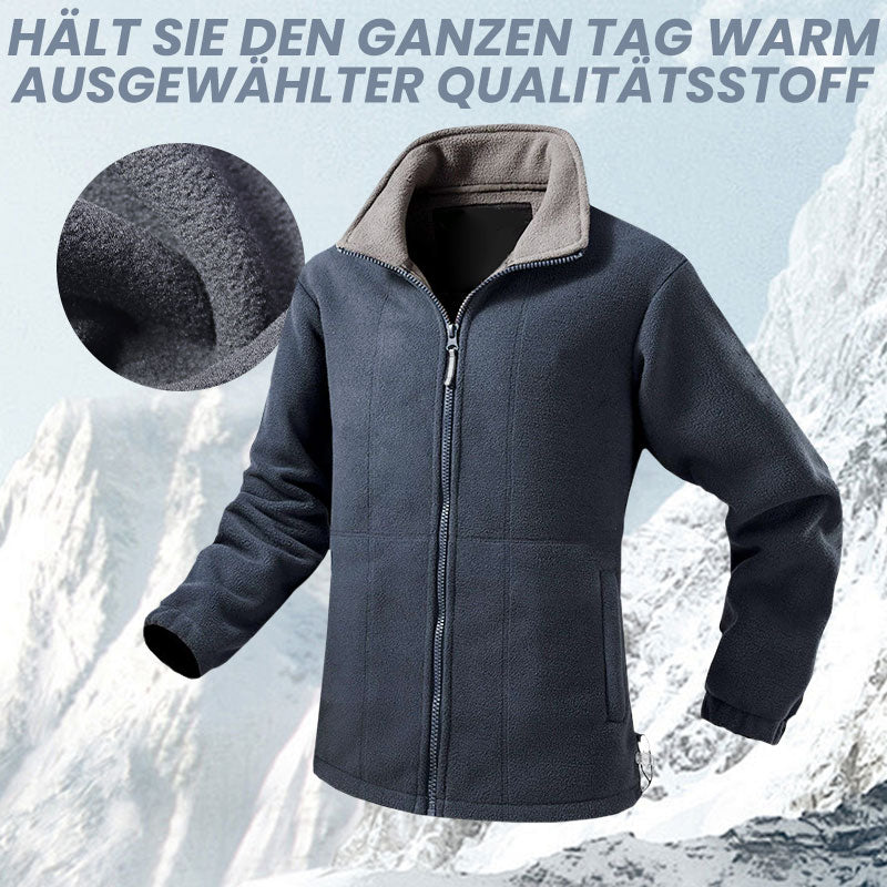 💜 LETZTER TAG DER AKTION – 50 % RABATT 💜- Herrenjacke mit doppelseitigem Fleece