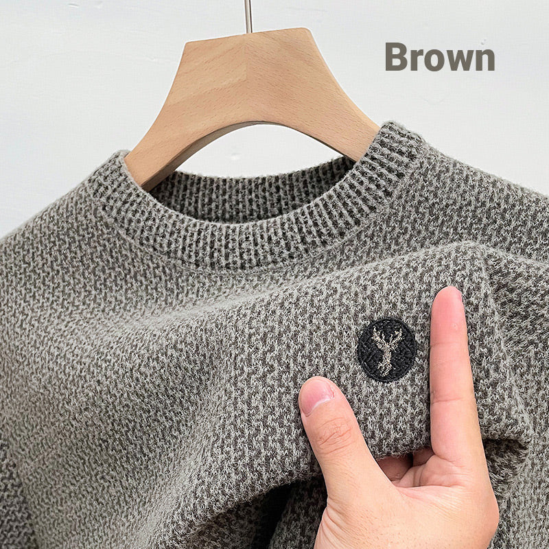 💖Limited Sale 50% OFF💖Men's Warm Cozy Lined Crewneck Top
