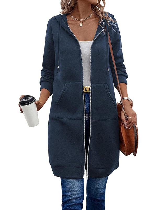 🥳Last Day Sale 49% Off🔥Women Casual Zip up Fleece Hoodies