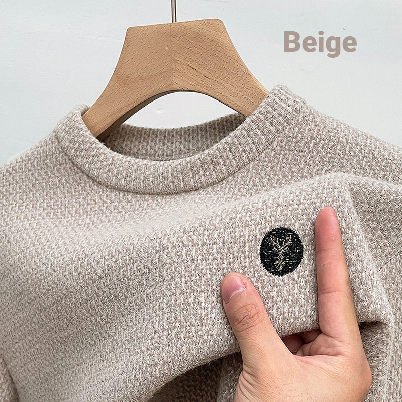 💖Limited Sale 50% OFF💖Men's Warm Cozy Lined Crewneck Top
