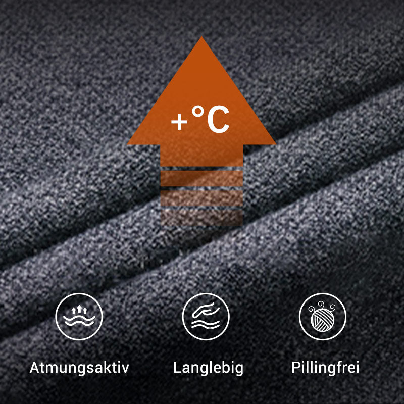 LETZTER TAG AKTION - 58% RABATT🏆Herren Fake Zweiteiler mit Revers Langarm Oberteile