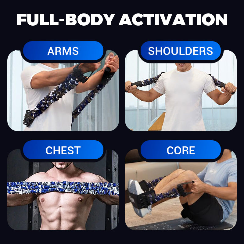 Natural Latex 3-Hole Resistance Stretcher