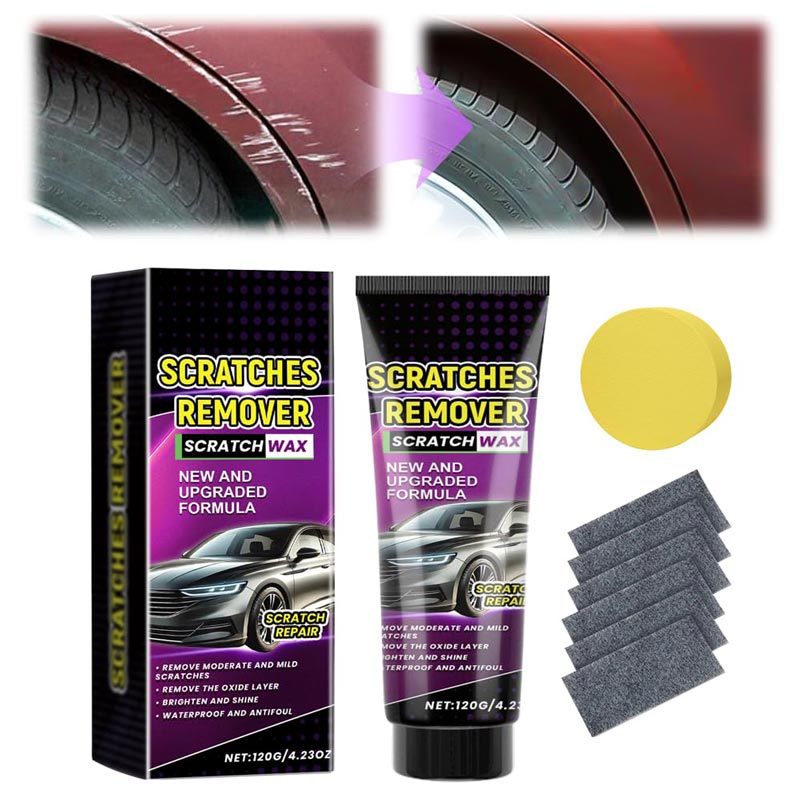 🔥HOT SALE 50%OFF🔥Car Scratch Remover Wax with Nano Cloth