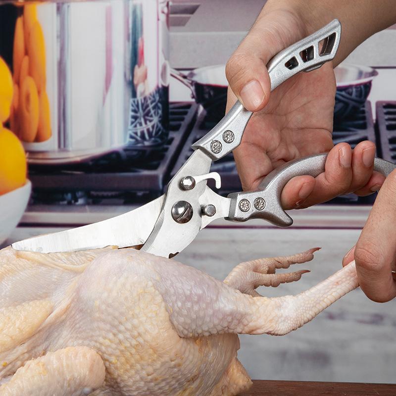 (✂🥩 HOT SALE NOW-50% OFF) -Heavy Duty Stainless Steel Bone-Cut Scissors