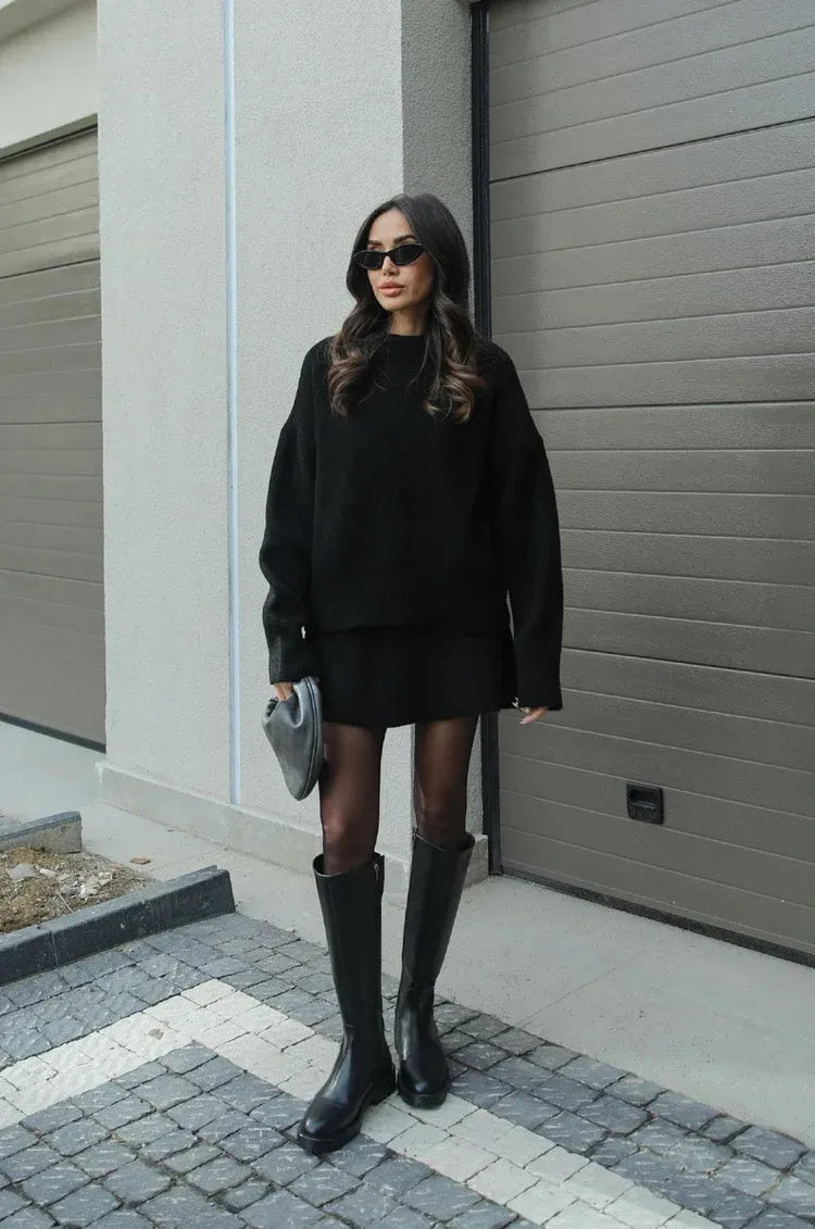 💖Limited Sale 50% OFF💖Knitted woolen dress set