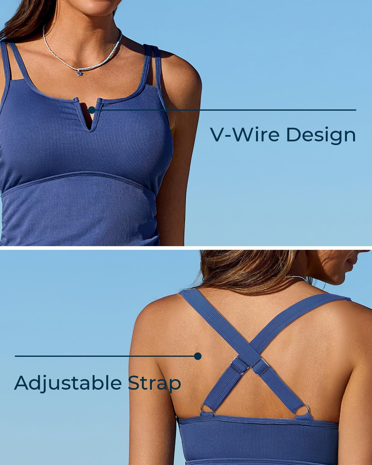 🩱🩱2025 SUMMER 50% OFF🎁 Tummy Control Two-Piece Tankini Set