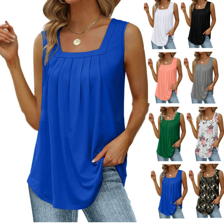 💖LAST DAY SALE 50% OFF💖Square Neck Sleeveless Tank Top