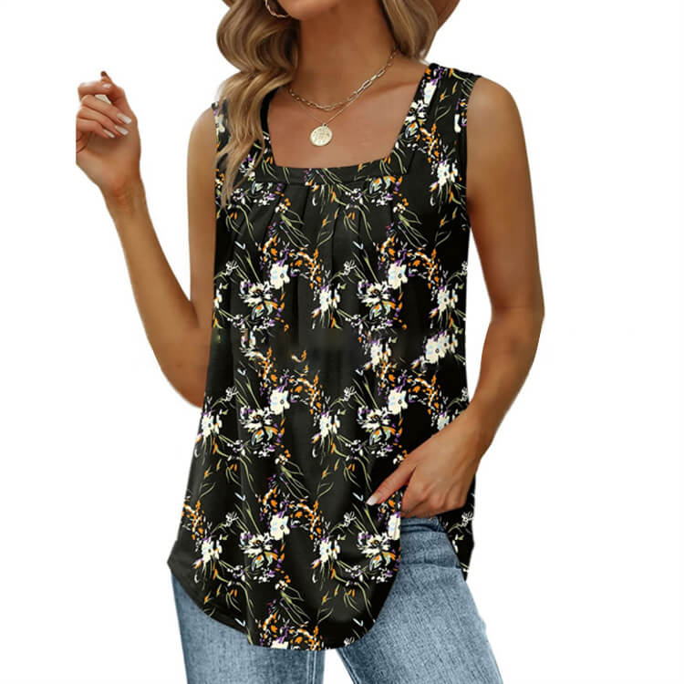 💖LAST DAY SALE 50% OFF💖Square Neck Sleeveless Tank Top