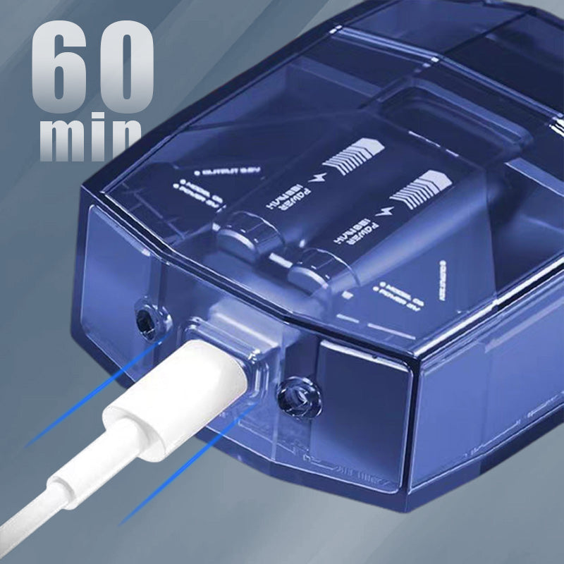 🔥Last Day 50% OFF🔥Transparent Mini Electric Shaver with Low Noise