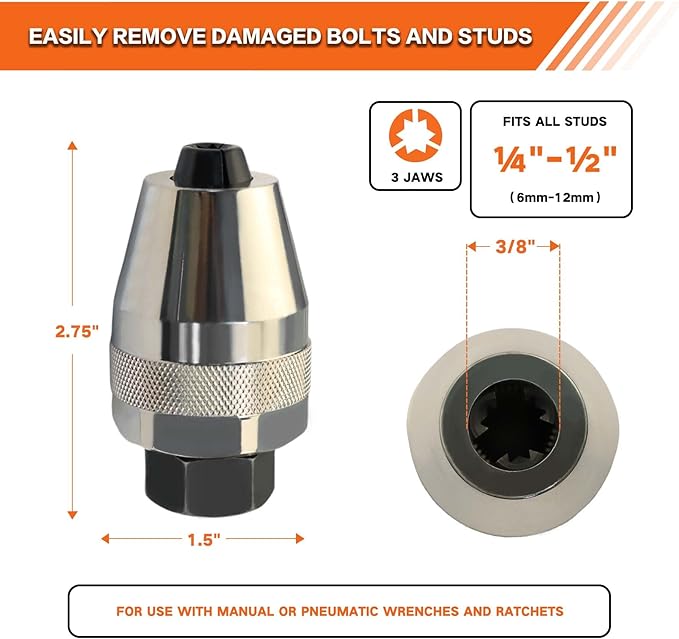 🔥LAST DAY PROMOTION - 50%OFF🔥Damaged Bolt and Stud Extractor Tool