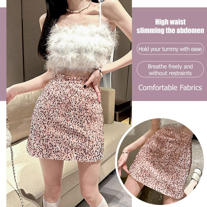 ✨New Arrival✨Shiny Sequined Mini Skirt