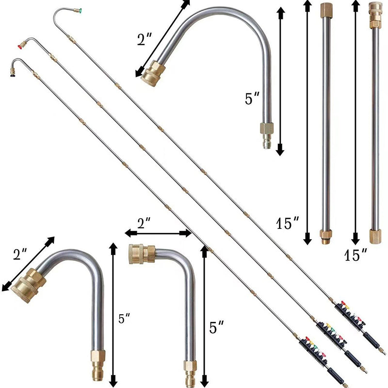 💖Limited Sale 50% OFF💖10-Piece High-Pressure Cleaning Wand Set (4000 PSI)