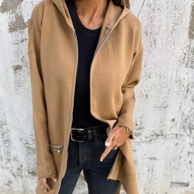 💖Limited Sale 50% OFF💖Casual Fashion Long-Sleeve Zip-Up Hooded Sweatshirt Jacket