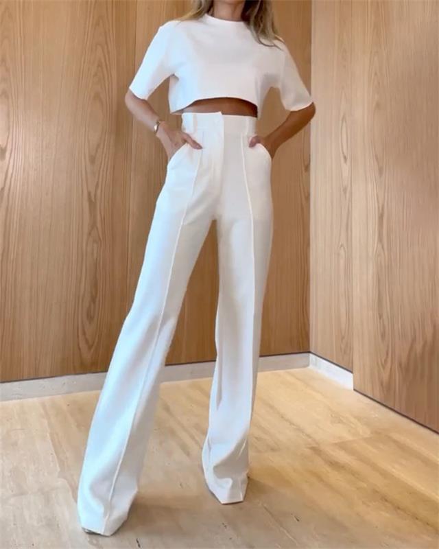 💕Limited Sale 50% OFF💕Temperament Solid Color Causal Suit