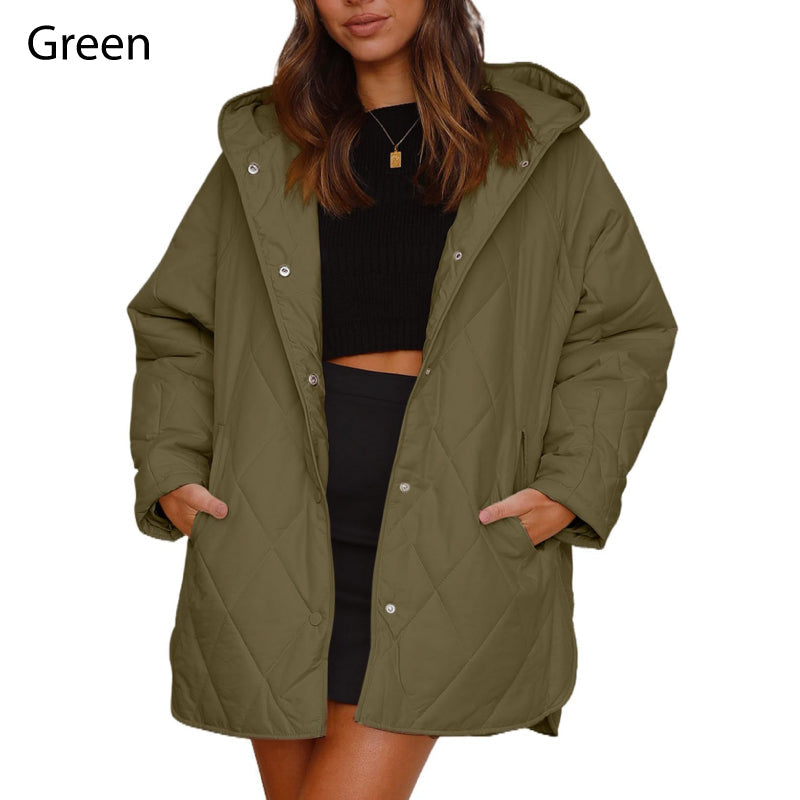 💖Limited Sale 50% OFF💖Women's Winter Trendy Lightweight Hooded Quilted Jacket