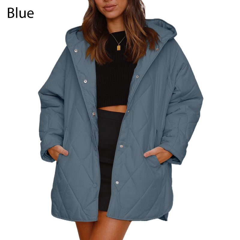 💖Limited Sale 50% OFF💖Women's Winter Trendy Lightweight Hooded Quilted Jacket