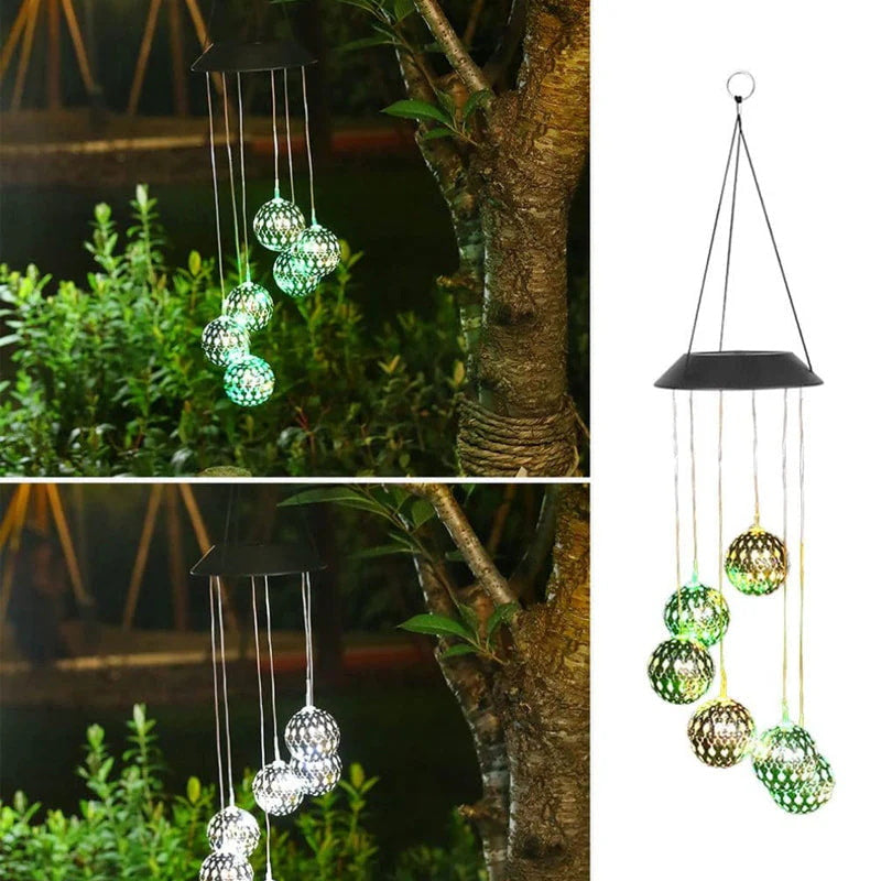 🏠Solar Wind Chime Outdoor Light🍃
