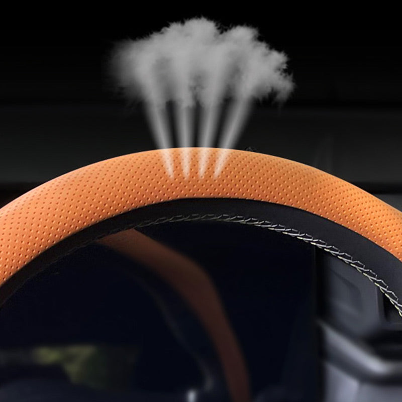 💖Limited Sale 50% OFF and ✈️Free shipping💖Breathable Non-Slip Ultra-Thin Steering Wheel Cover
