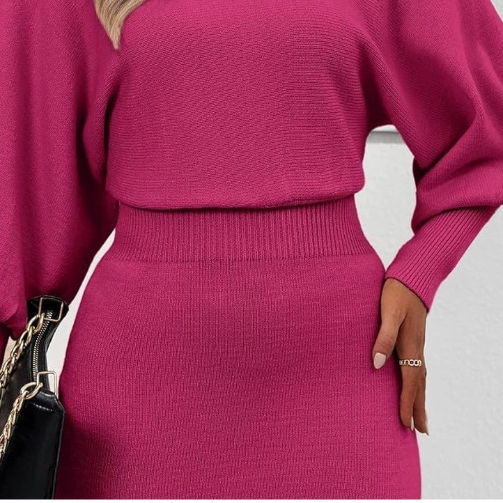 🎀Limited Sale 50% OFF🎀Elegant Knit Skirt 2-Piece Set