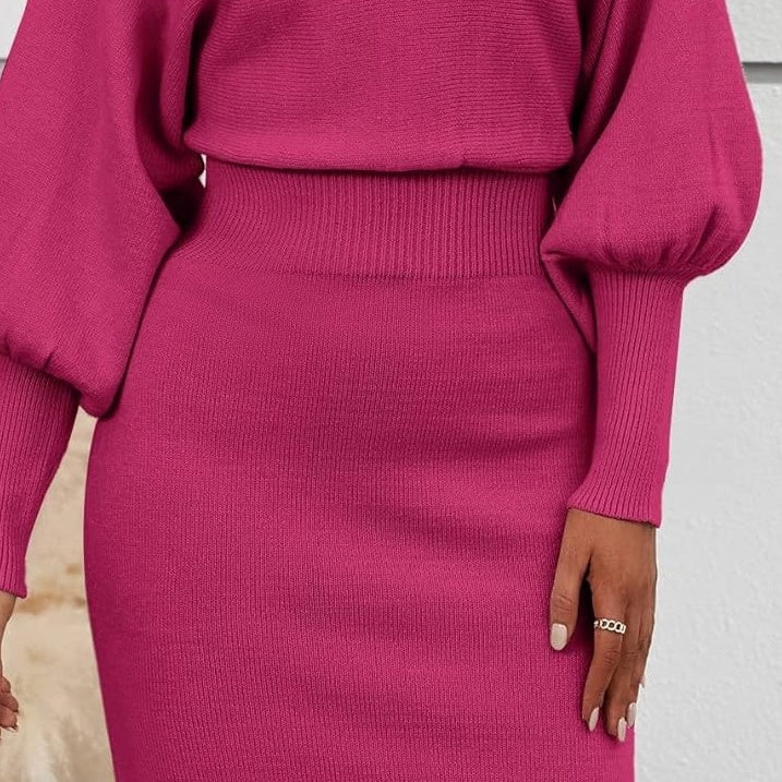 🎀Limited Sale 50% OFF🎀Elegant Knit Skirt 2-Piece Set