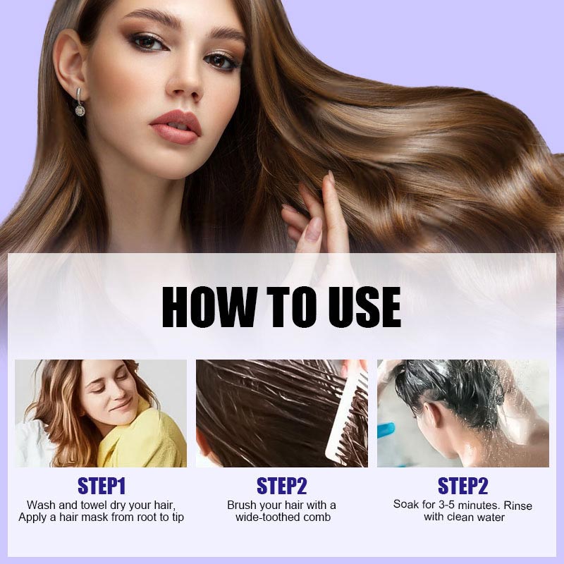 💜Zeitlich begrenztes Angebot 49% Rabat💜 Lila Keratin-Haarmaske