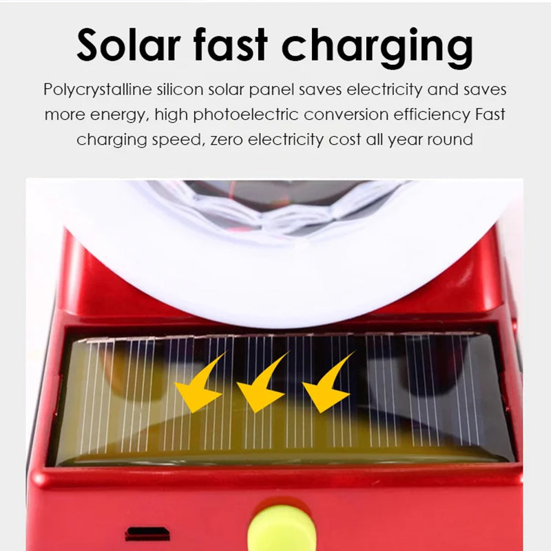 💖Limited Sale 50% OFF💖Solar Rechargeable Versatile Fashion Multicolor Light