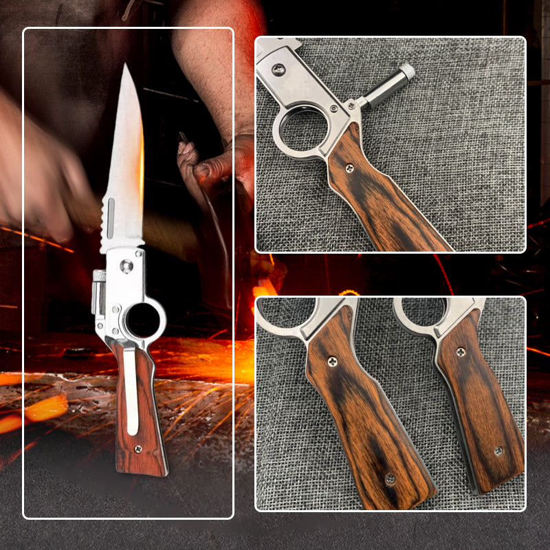 🔥FLASH SALE! £10.79🔥Outdoor Stainless Steel Portable Folding Knife🗡️