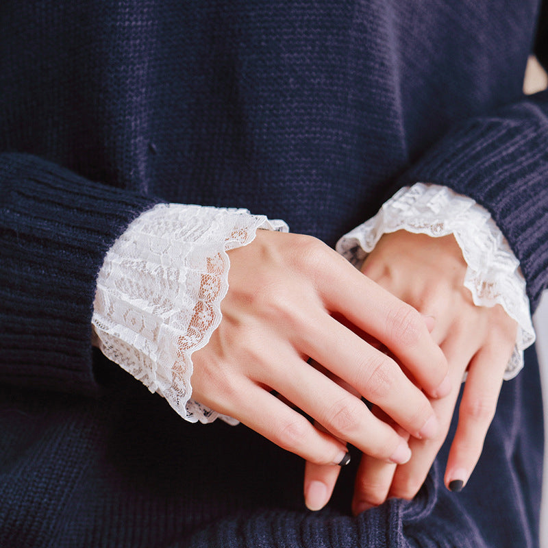 💖Limited Sale 50% OFF💖Detachable Elastic Lace Fake Sleeve Cuffs