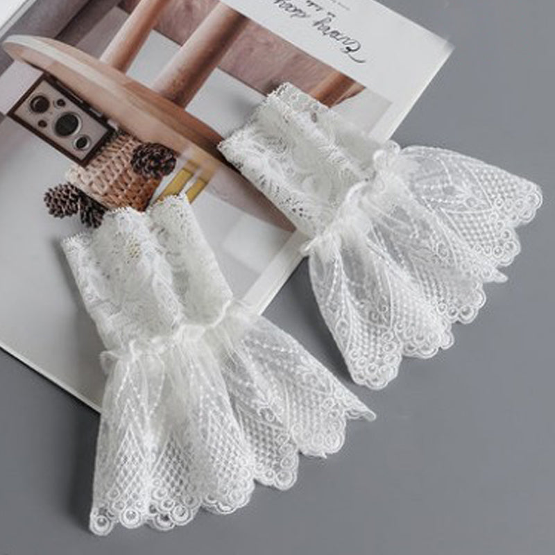 💖Limited Sale 50% OFF💖Detachable Elastic Lace Fake Sleeve Cuffs