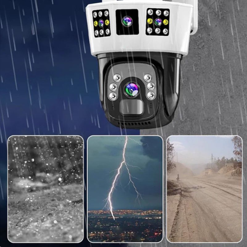 🔥Limited Time 50% Off 🔥360° Smart Solar Surveillance Camera with Three-screen Monitoring【✈️free shipping 】