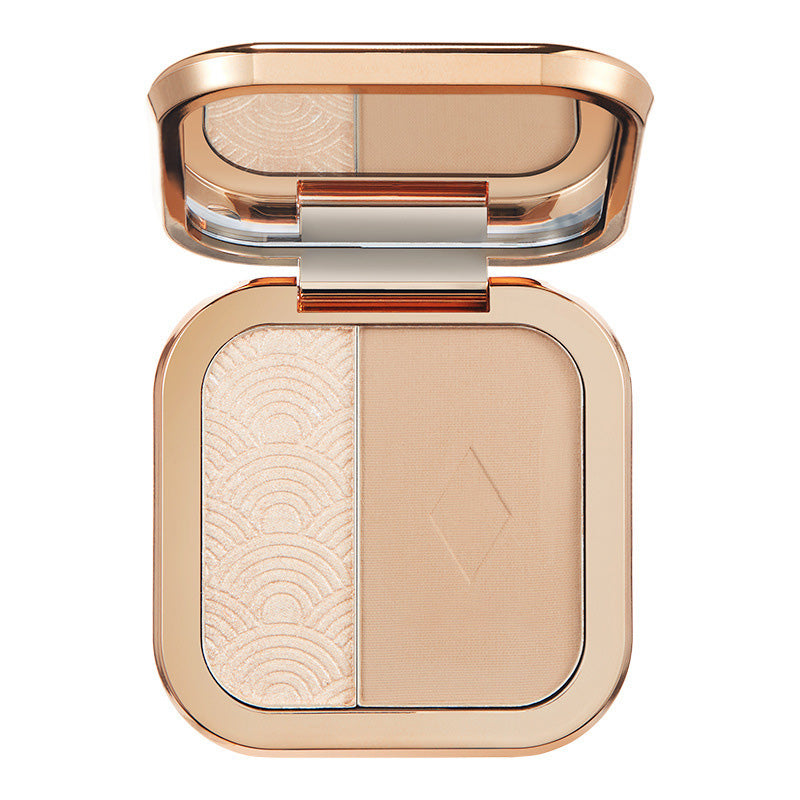 💖Limited Sale 50% OFF💖Two Tone Highlighter Contour Powder Palette