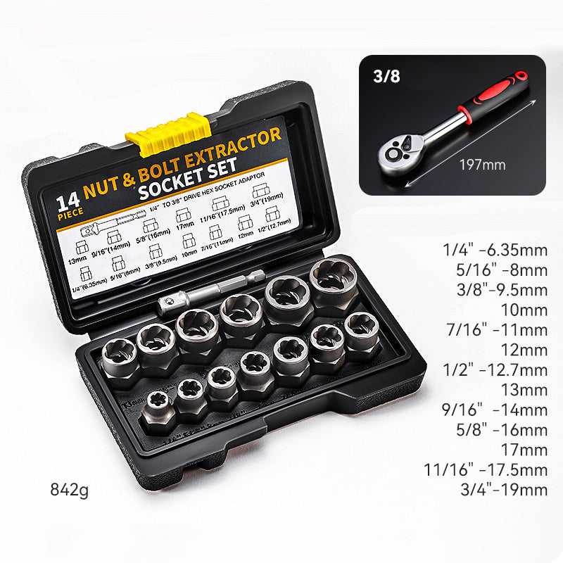 🔥Hot Sale 50% OFF🔥Damaged Screw and Bolt Extractor Set