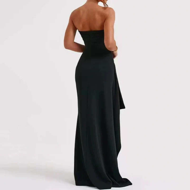 💖Limited Sale 50% OFF💖Strapless Sheath Dress with Side Slit