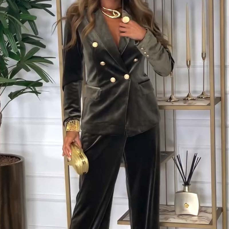 💖Limited Sale 50% OFF💖 Women's Elegant Classic Set Blazer & Pants