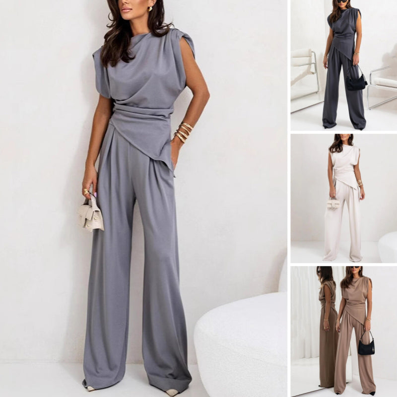 💖Limited Sale 50% OFF💖Women’s Elegant Solid Color Two-Piece Set