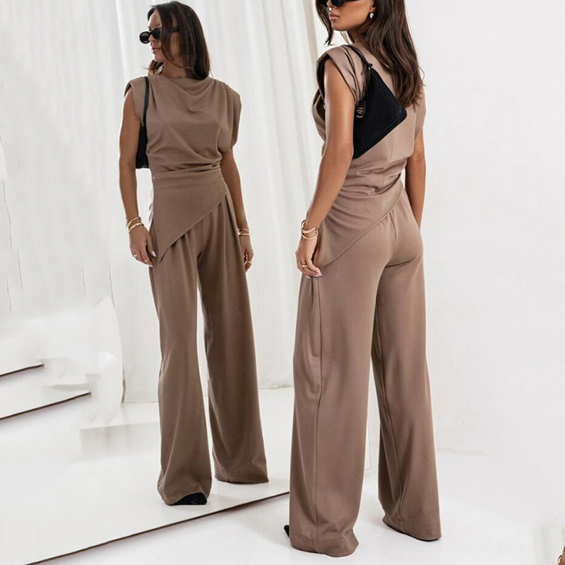 💖Limited Sale 50% OFF💖Women’s Elegant Solid Color Two-Piece Set