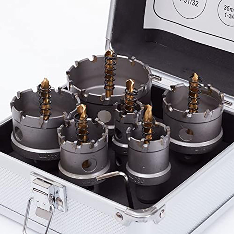 🔥HOT SALE 50%OFF🔥Carbide Tipped Metal Hole Saw Kit