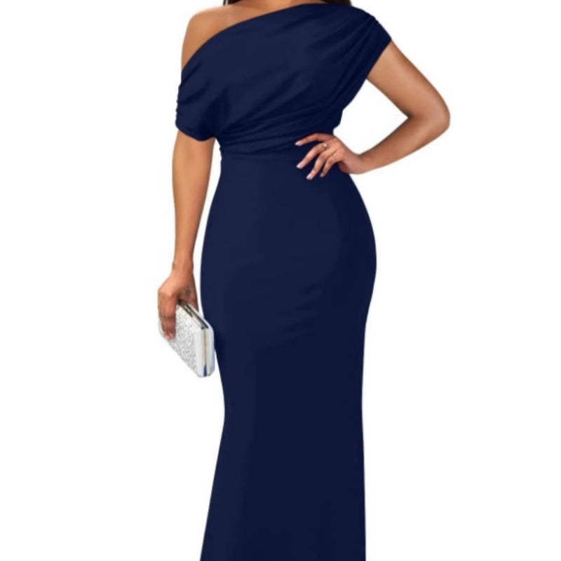 💖Limited Sale 50% OFF💖Women's Elegant Solid Color Strapless Slim Long Dresses
