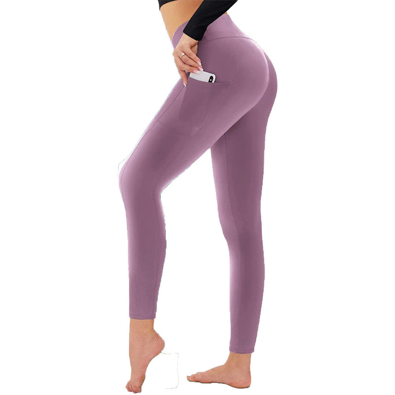 💕Limited Sale 50% OFF💕High-Waisted Butt Lifting Tummy Control Shaping Training Leggings with Side Pocket