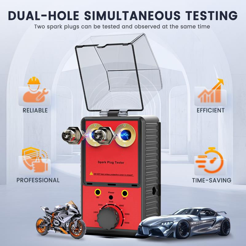 ⚡Limited Time Half Price - Spark Plug Tester with Dual Test Holes