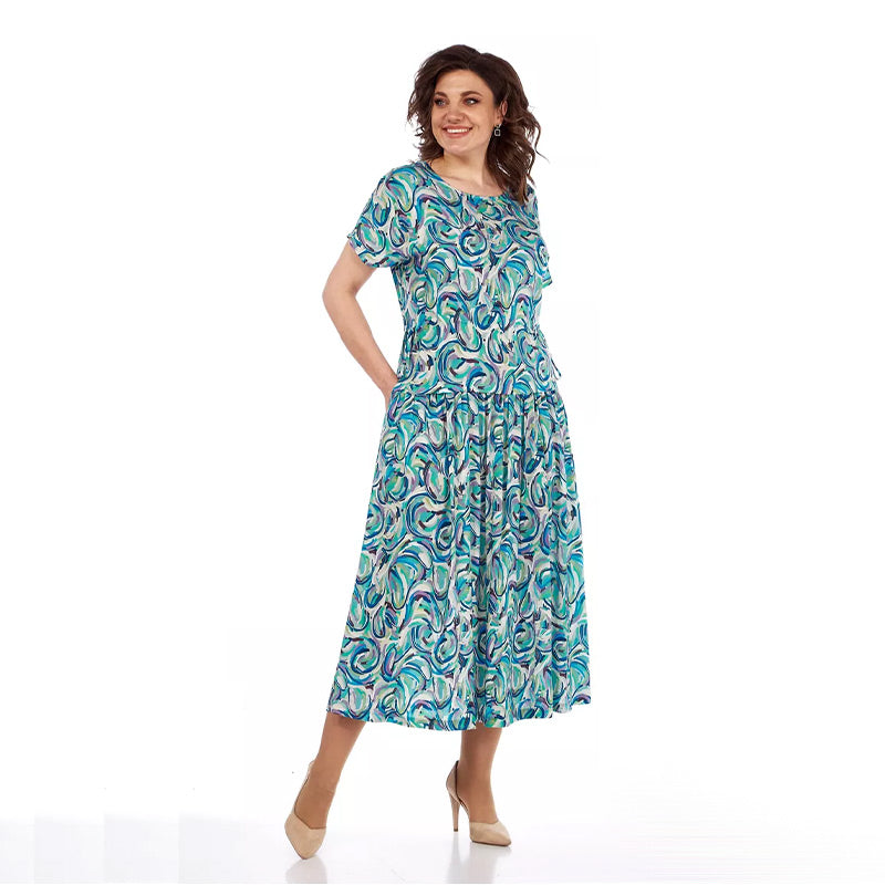 💕Limited Sale 50% OFF💕Summer Patterned Chiffon Dress