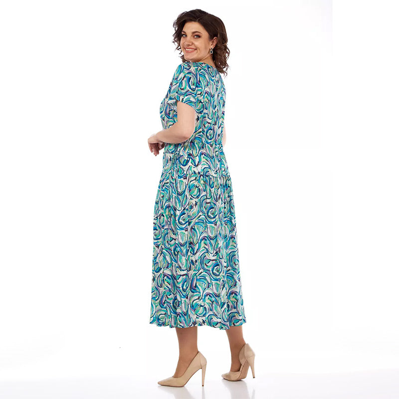 💕Limited Sale 50% OFF💕Summer Patterned Chiffon Dress