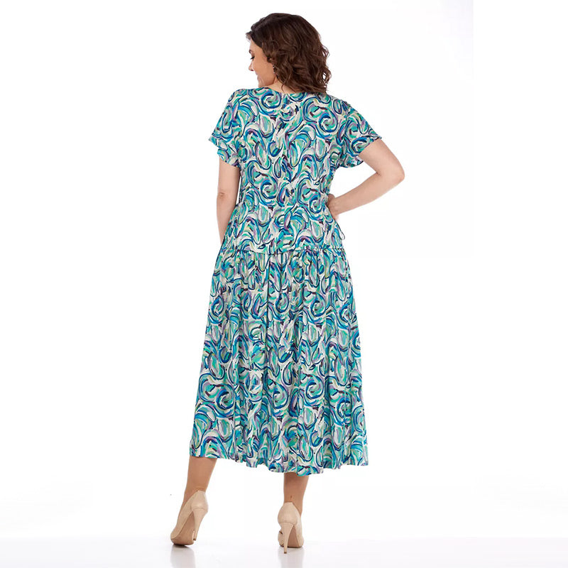 💕Limited Sale 50% OFF💕Summer Patterned Chiffon Dress