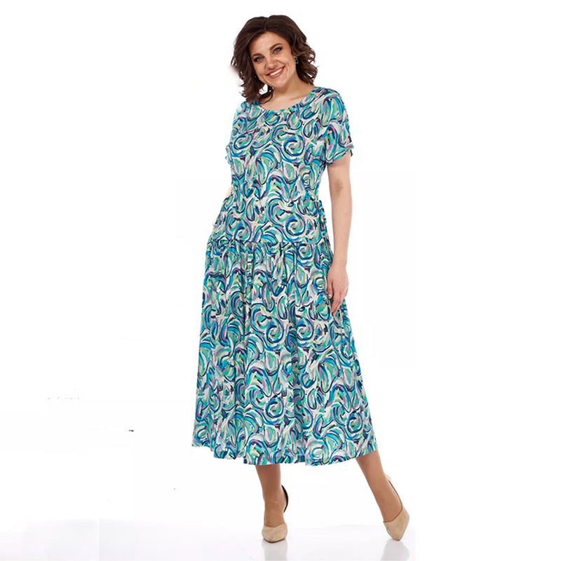 💕Limited Sale 50% OFF💕Summer Patterned Chiffon Dress