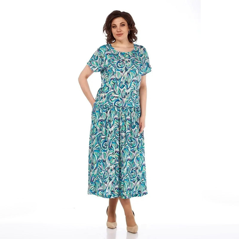 💕Limited Sale 50% OFF💕Summer Patterned Chiffon Dress